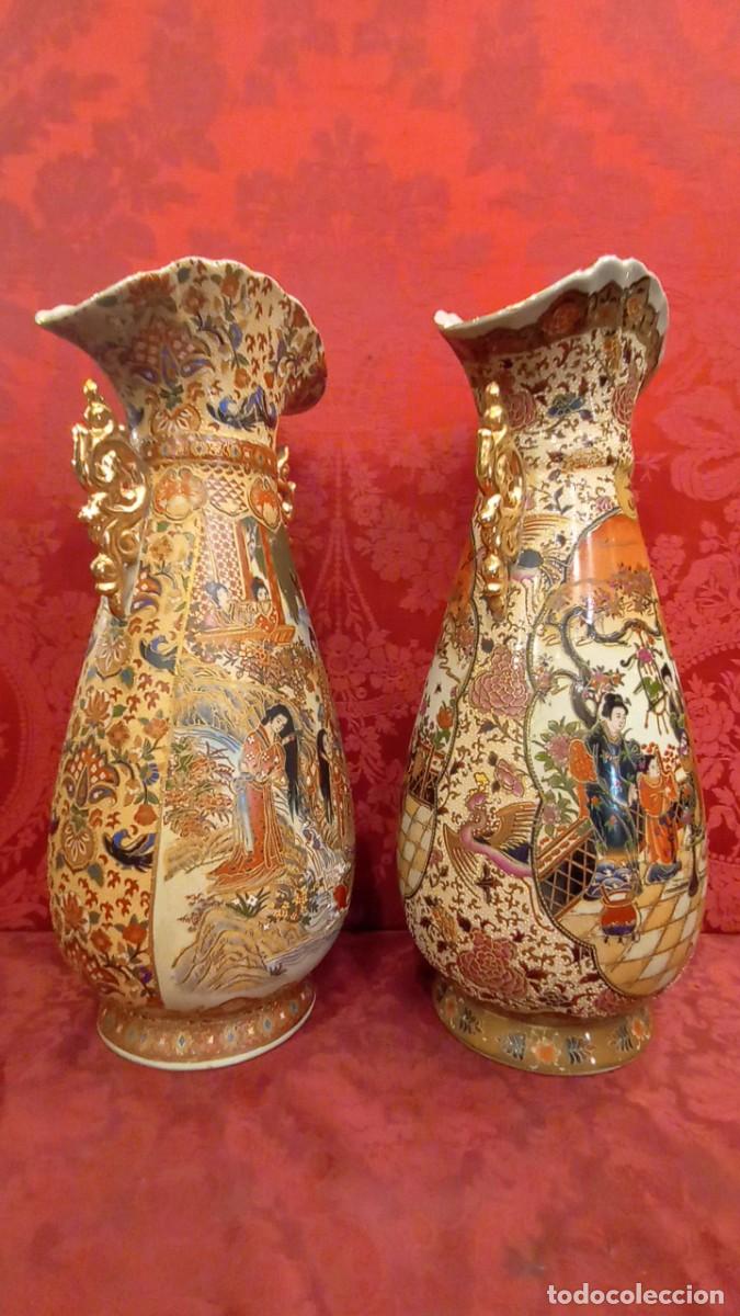 Antig&uuml;edades: Pareja jarrones porcelana china - Foto 13