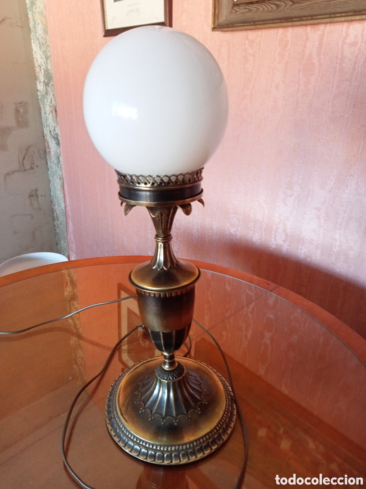Antig&uuml;edades: LAMPARA DE MESA - Foto 1