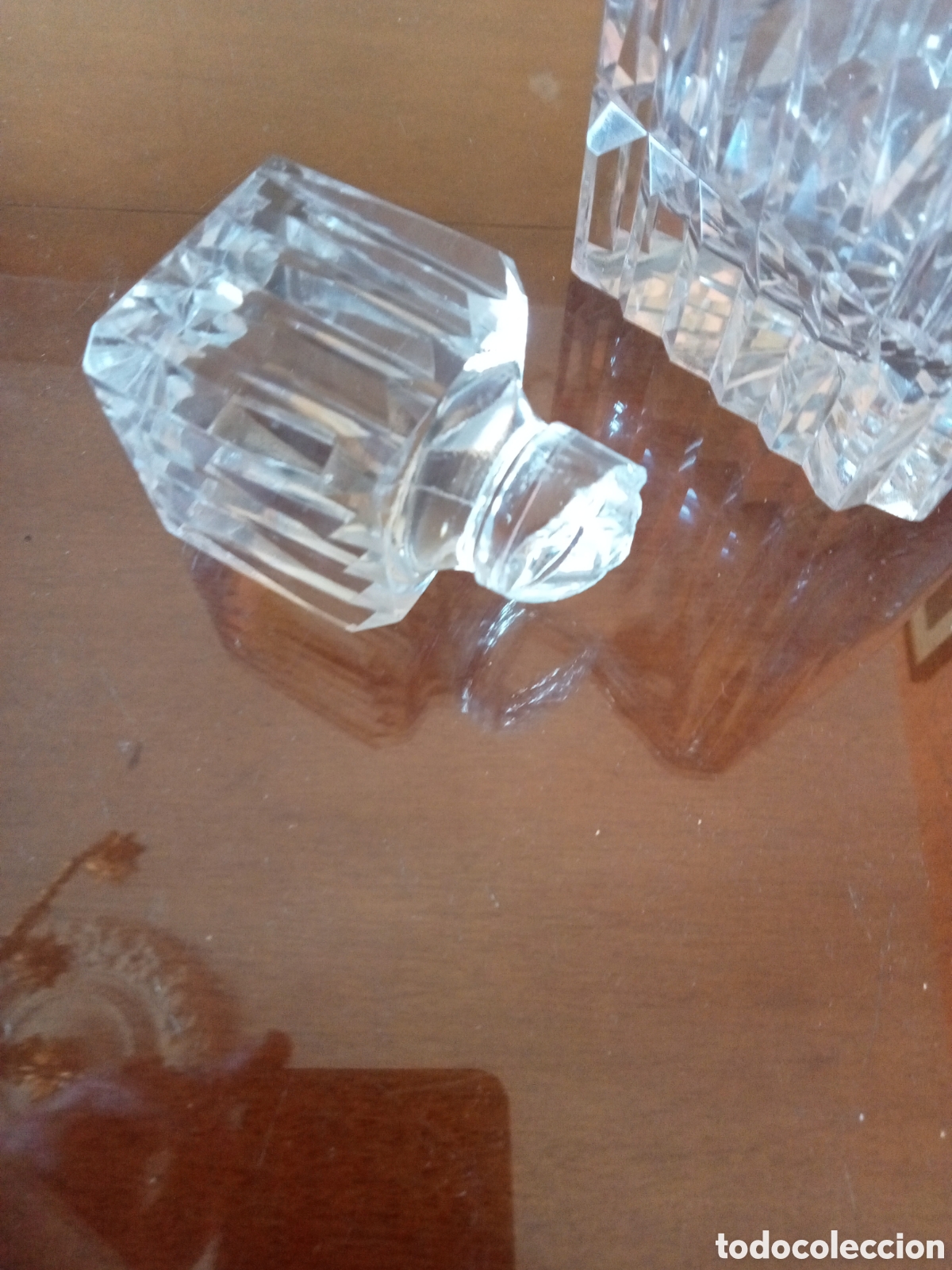 Antig&uuml;edades: LICORERA CRISTAL Y PLATA - Foto 3