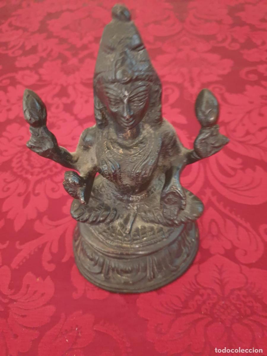 Antig&uuml;edades: FIGURA DIOSA SHIVA (INDIA) - Foto 1