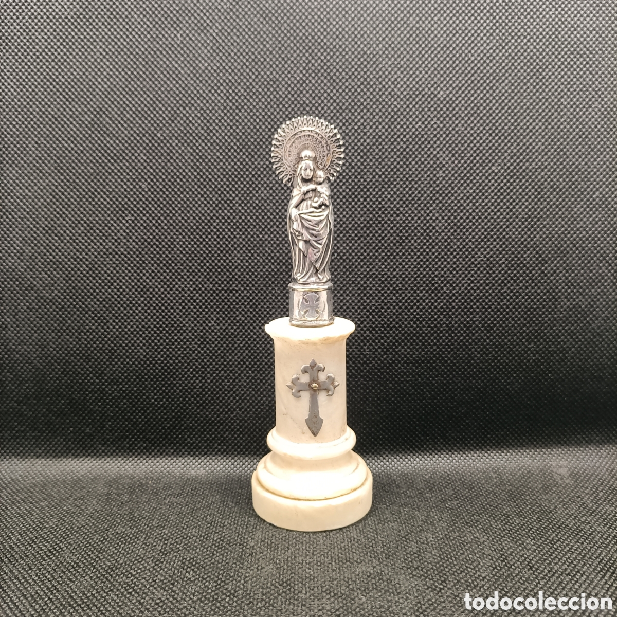 Antig&uuml;edades: Antigua Virgen del Pilar en Plata - Foto 2