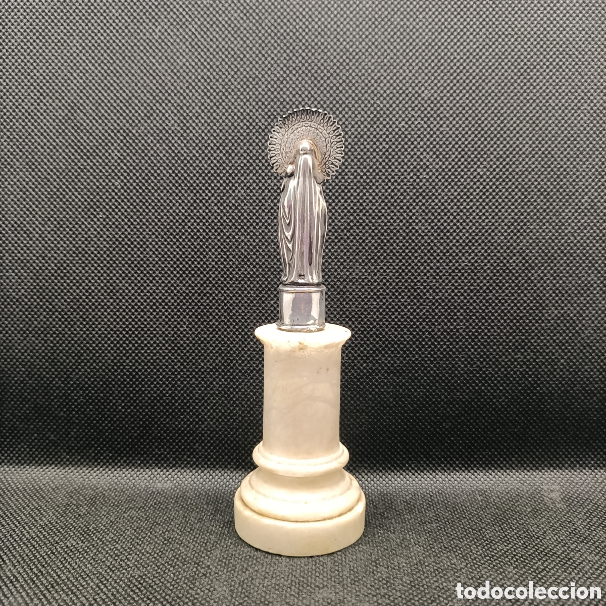 Antig&uuml;edades: Antigua Virgen del Pilar en Plata - Foto 3