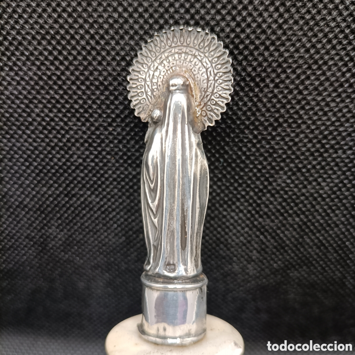 Antig&uuml;edades: Antigua Virgen del Pilar en Plata - Foto 6