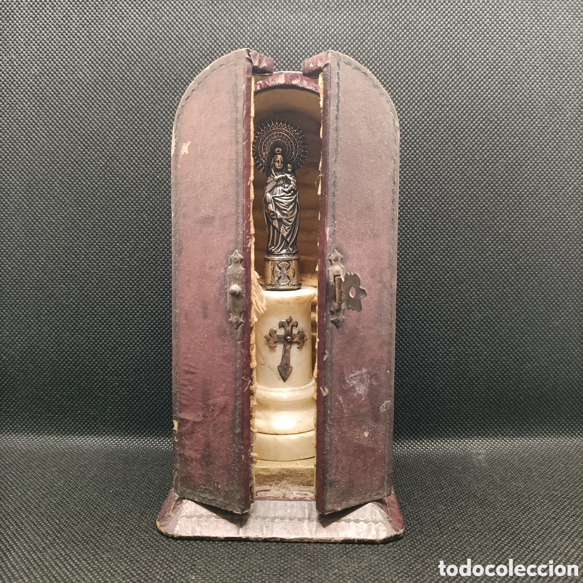 Antig&uuml;edades: Antigua Virgen del Pilar en Plata - Foto 7