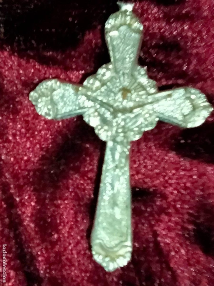 Antig&uuml;edades: cruz de metal - Foto 1