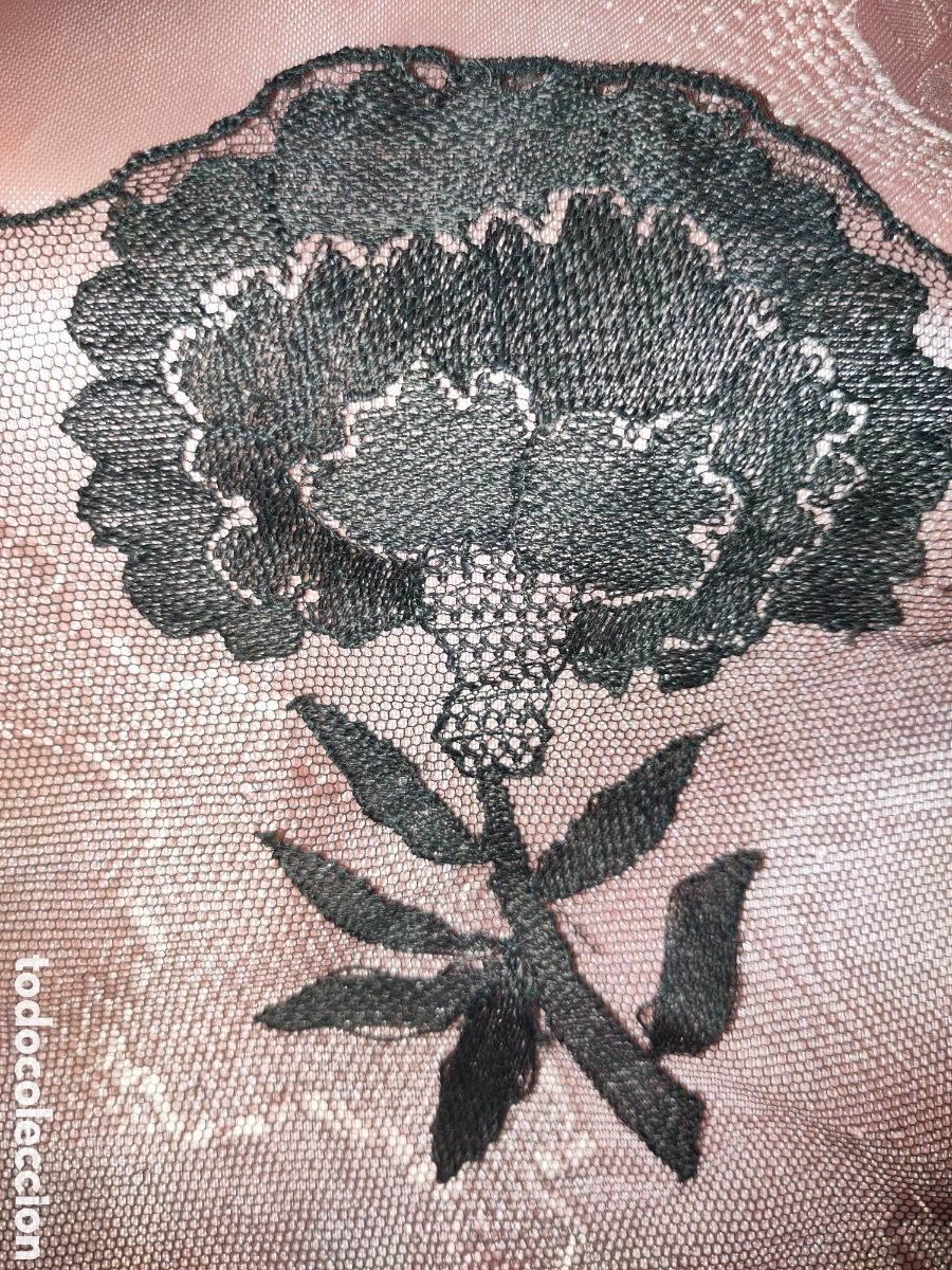 Antig&uuml;edades: MANTILLA DE 3 PICOS ANTIGUA - Foto 2