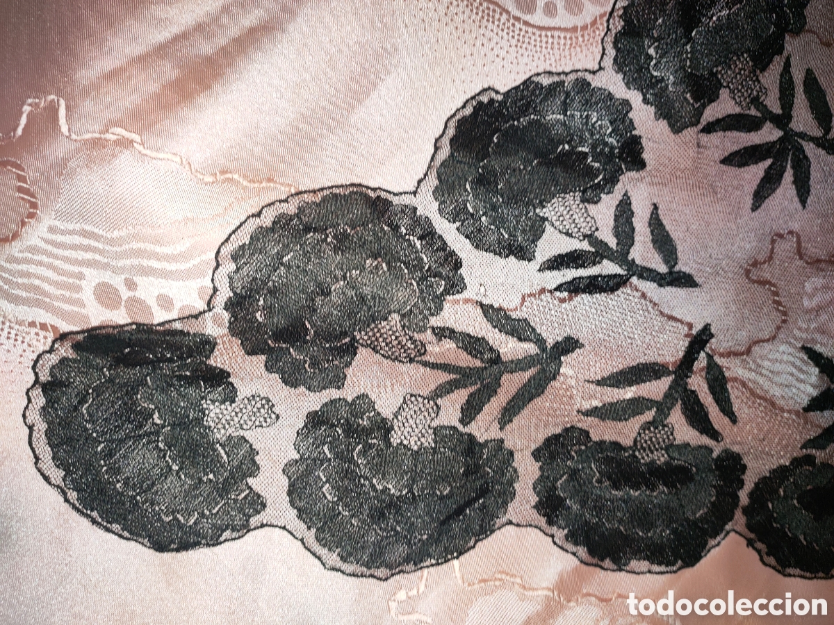 Antig&uuml;edades: MANTILLA DE 3 PICOS ANTIGUA - Foto 3