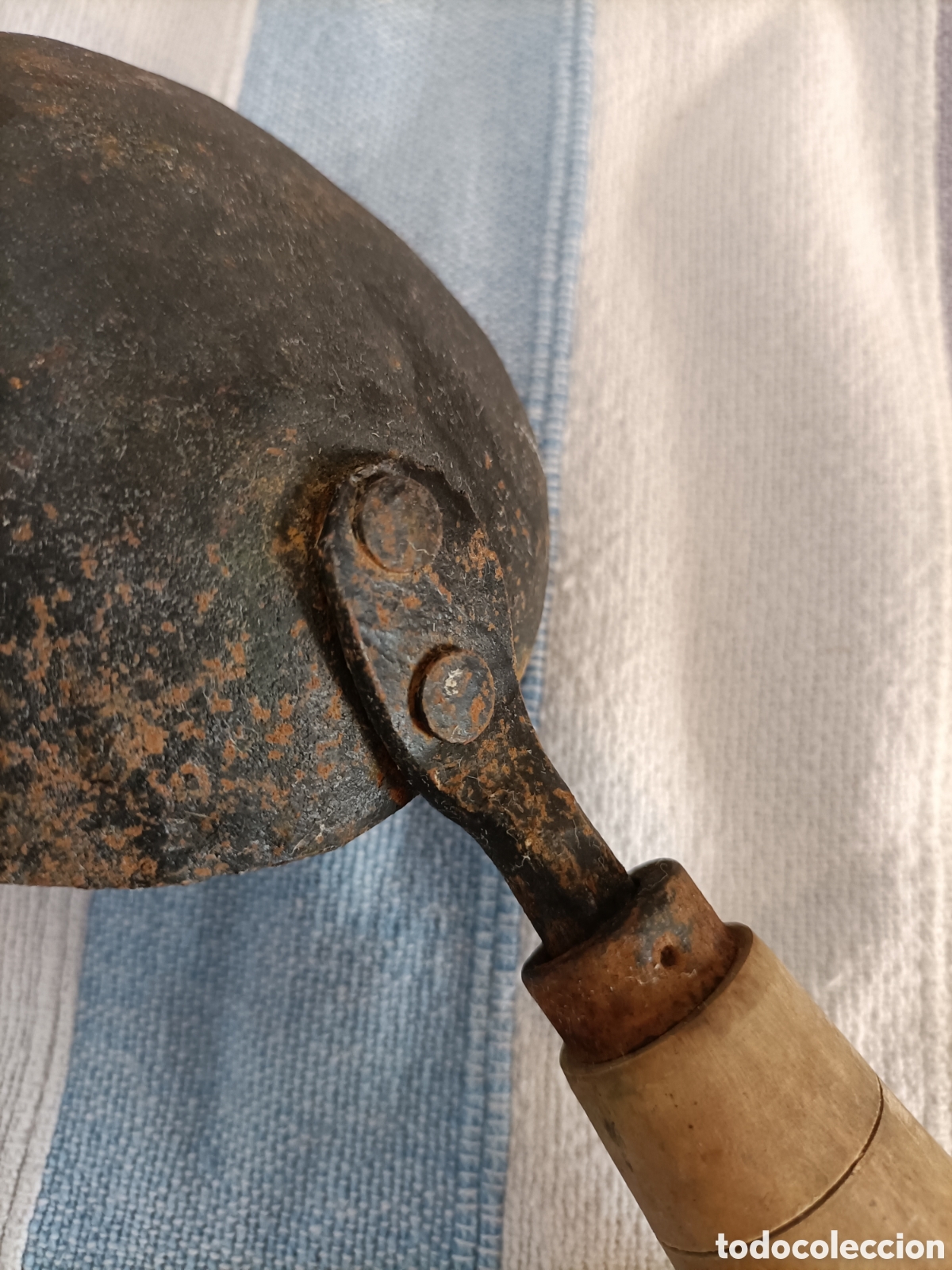 Antig&uuml;edades: Antigua pala de servir producto. 32 cms - Foto 3