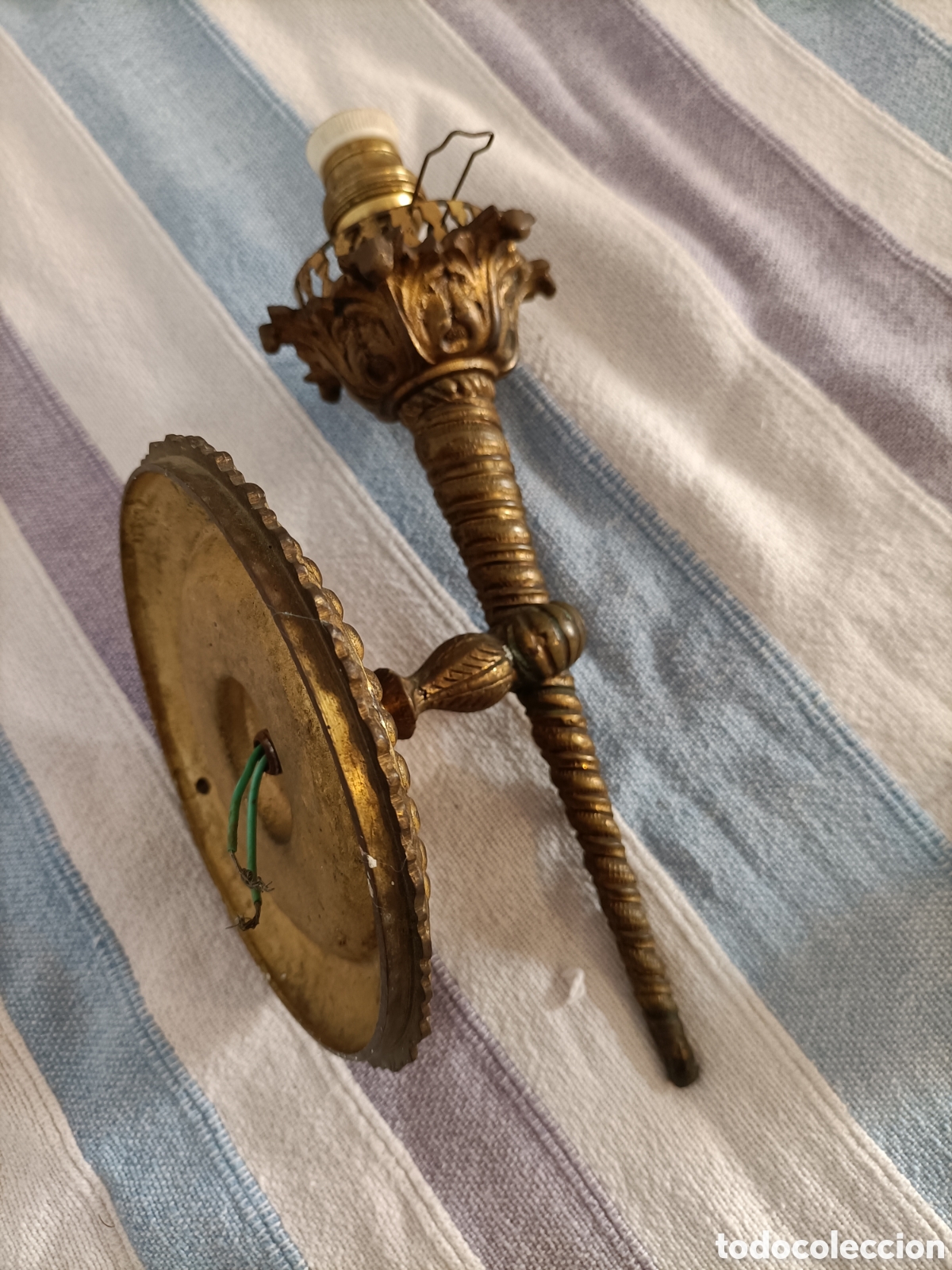 Antig&uuml;edades: Precioso aplique. 25 cms - Foto 2