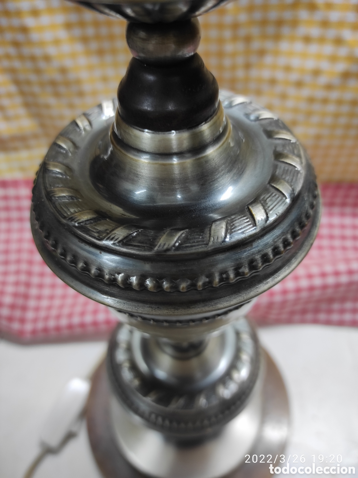 Antig&uuml;edades: LAMPARA DE MESA - Foto 3