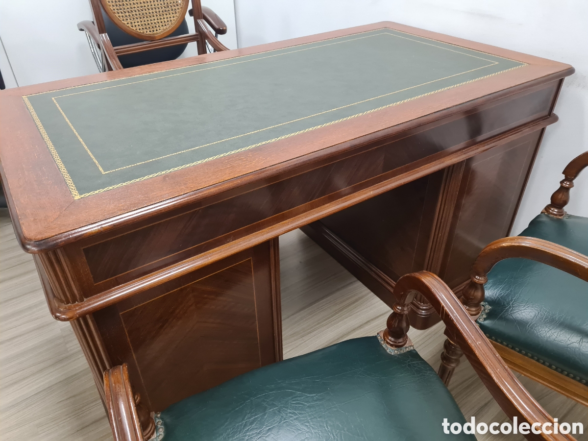 elegante set escritorio 3 pzas: gran vade, port - Compra venta en  todocoleccion