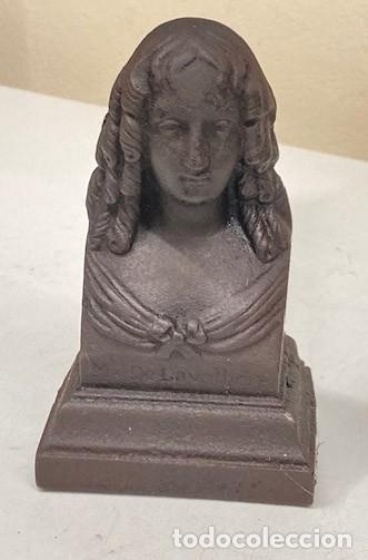 Antig&uuml;edades: Pareja de morillos busto de mujer - Foto 3