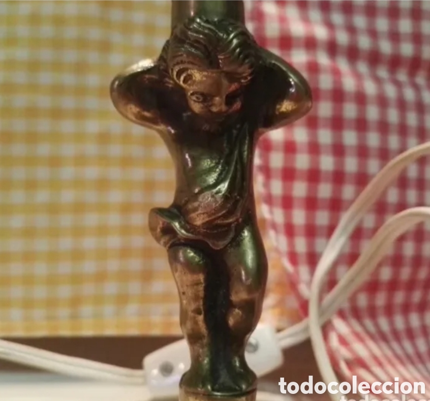 Antig&uuml;edades: LAMPARAS BRONCE &Aacute;NGEL O QUERUB&Iacute;N - Foto 9