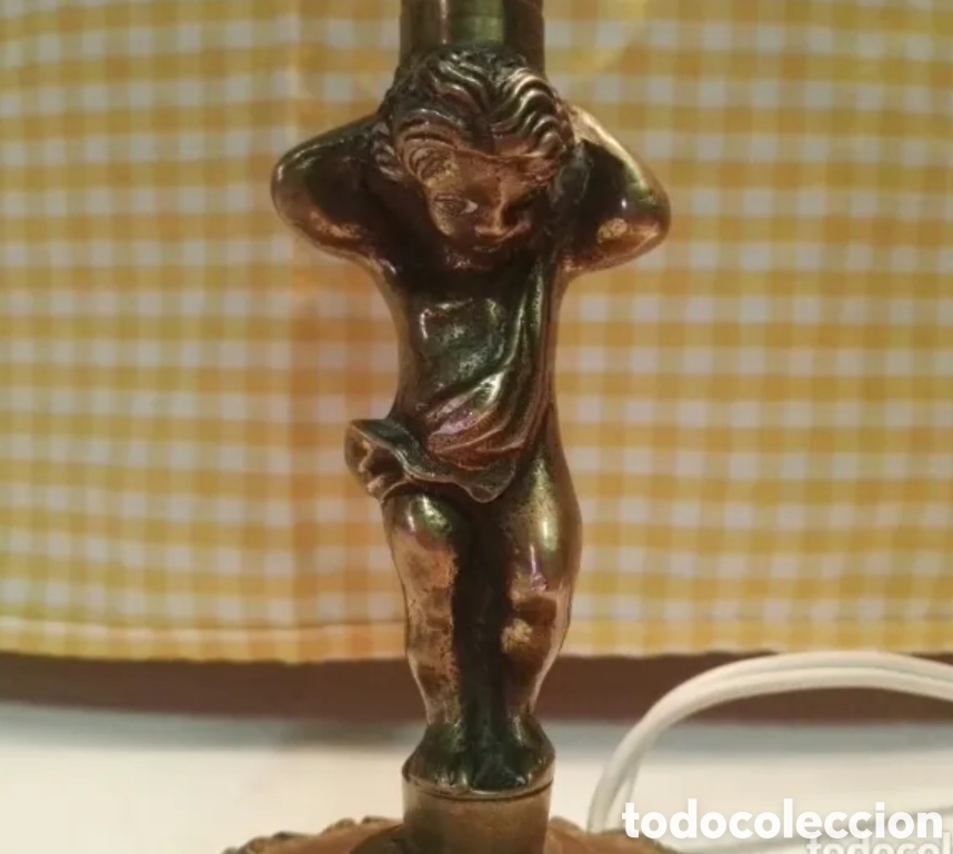 Antig&uuml;edades: LAMPARAS BRONCE &Aacute;NGEL O QUERUB&Iacute;N - Foto 10