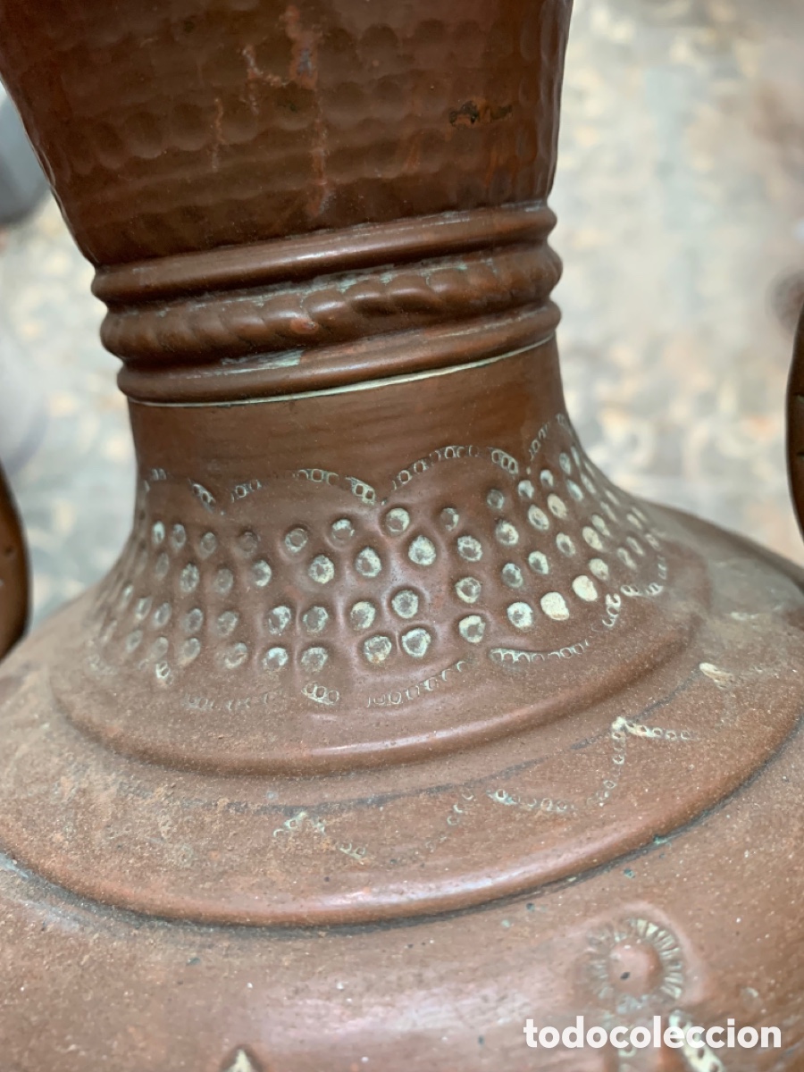Antig&uuml;edades: Jarr&oacute;n cobre antiguo - Foto 3