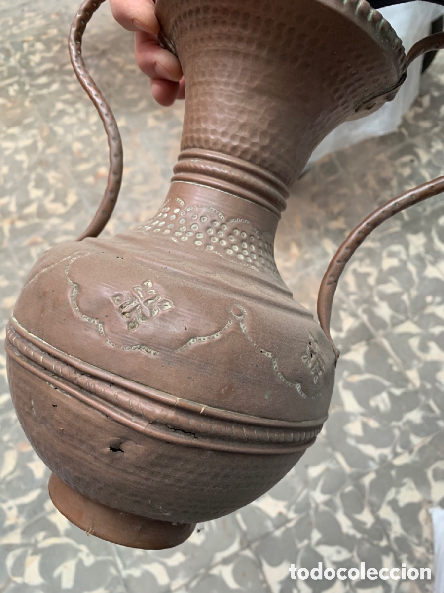 Antig&uuml;edades: Jarr&oacute;n cobre antiguo - Foto 6
