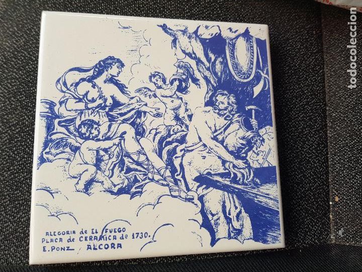 Antig&uuml;edades: AZULEJO E.PONZ 15X15 CM - Foto 4