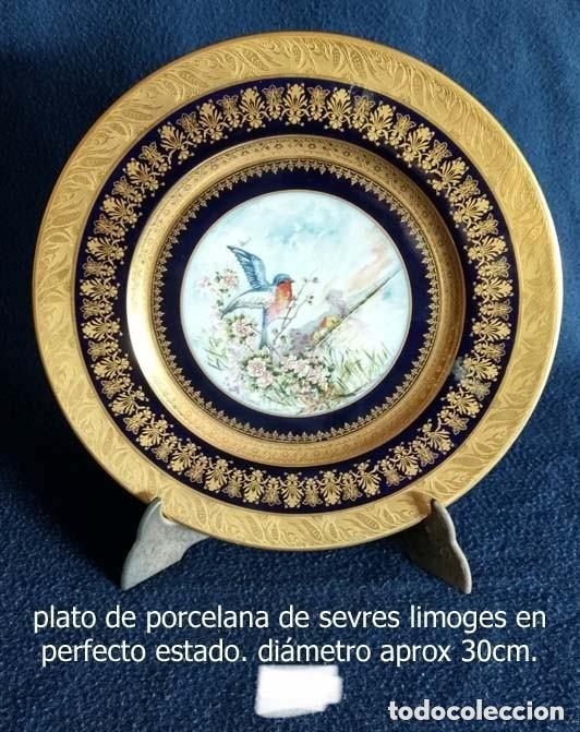 Antig&uuml;edades: Plato porcelana Sevres - Foto 1