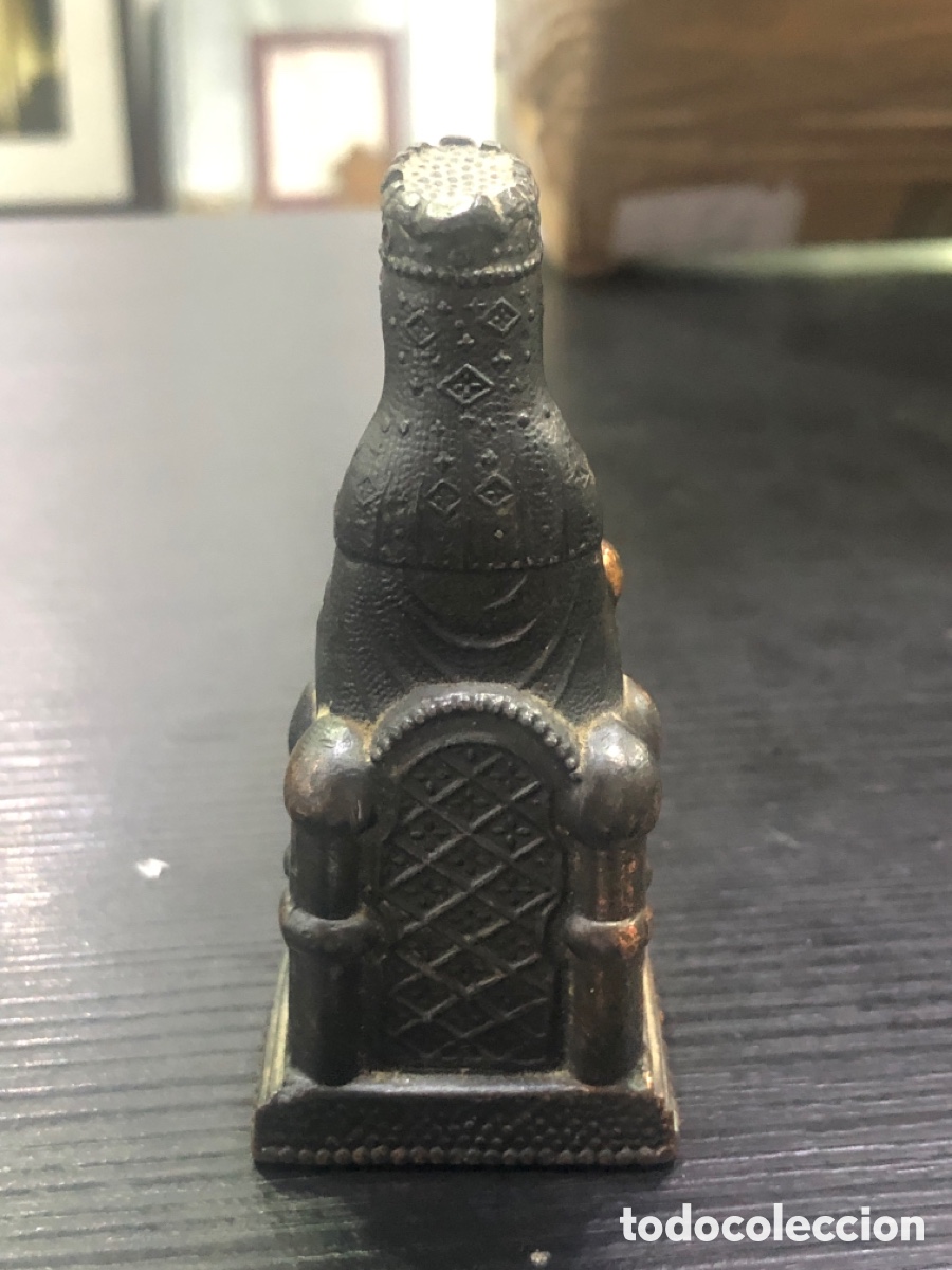 Antig&uuml;edades: Virgen Montserrat de bronce (L0) - Foto 2