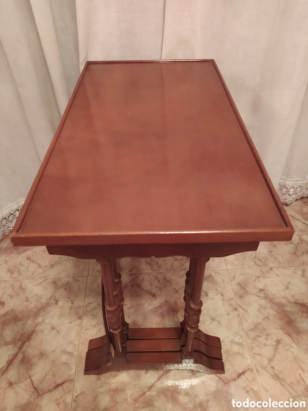 Antig&uuml;edades: Trio de mesas nido en madera - Foto 2