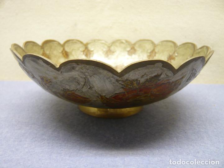 Antig&uuml;edades: 16 cm - Cuenco modernista - esmalte champleve - Foto 2