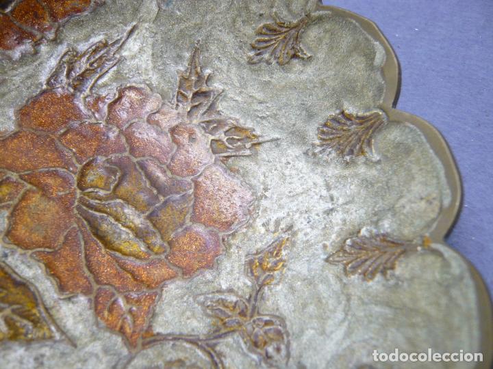 Antig&uuml;edades: 16 cm - Cuenco modernista - esmalte champleve - Foto 3