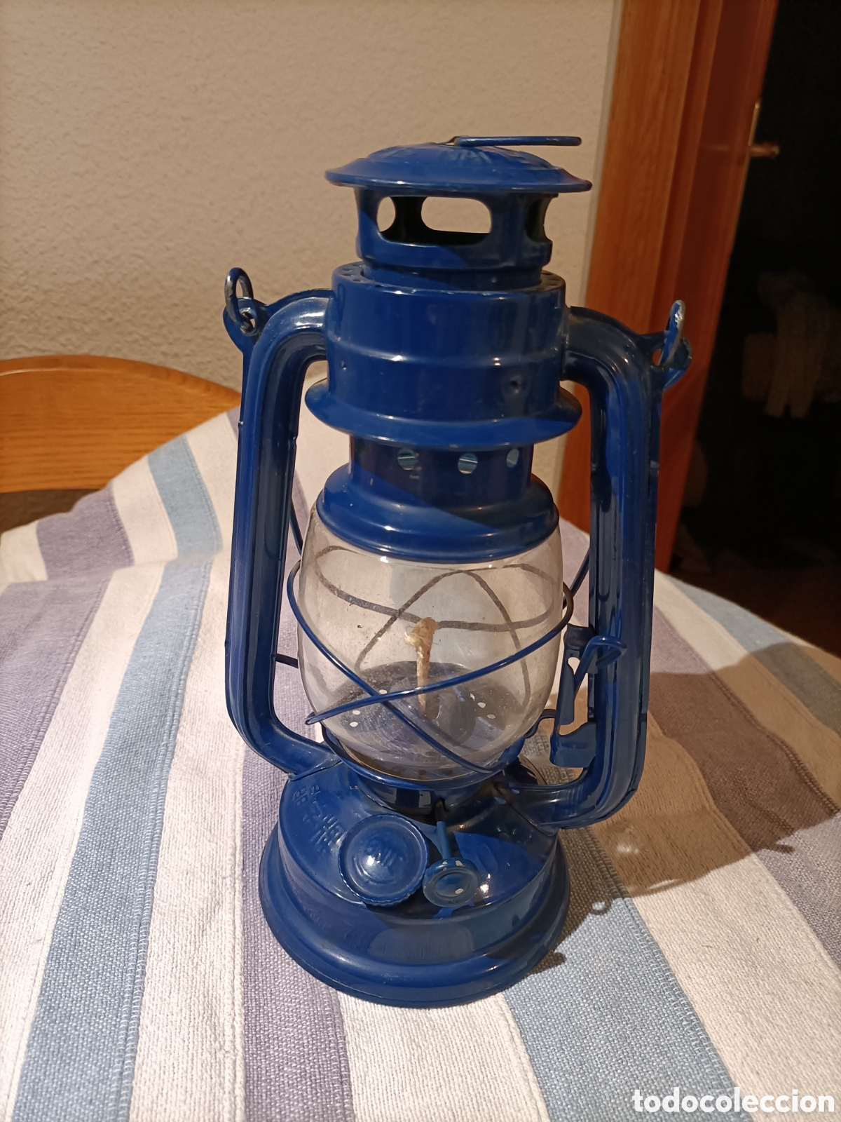 Antig&uuml;edades: L&aacute;mpara de aceite sin usar. Perfecto estado. 25 cms - Foto 1