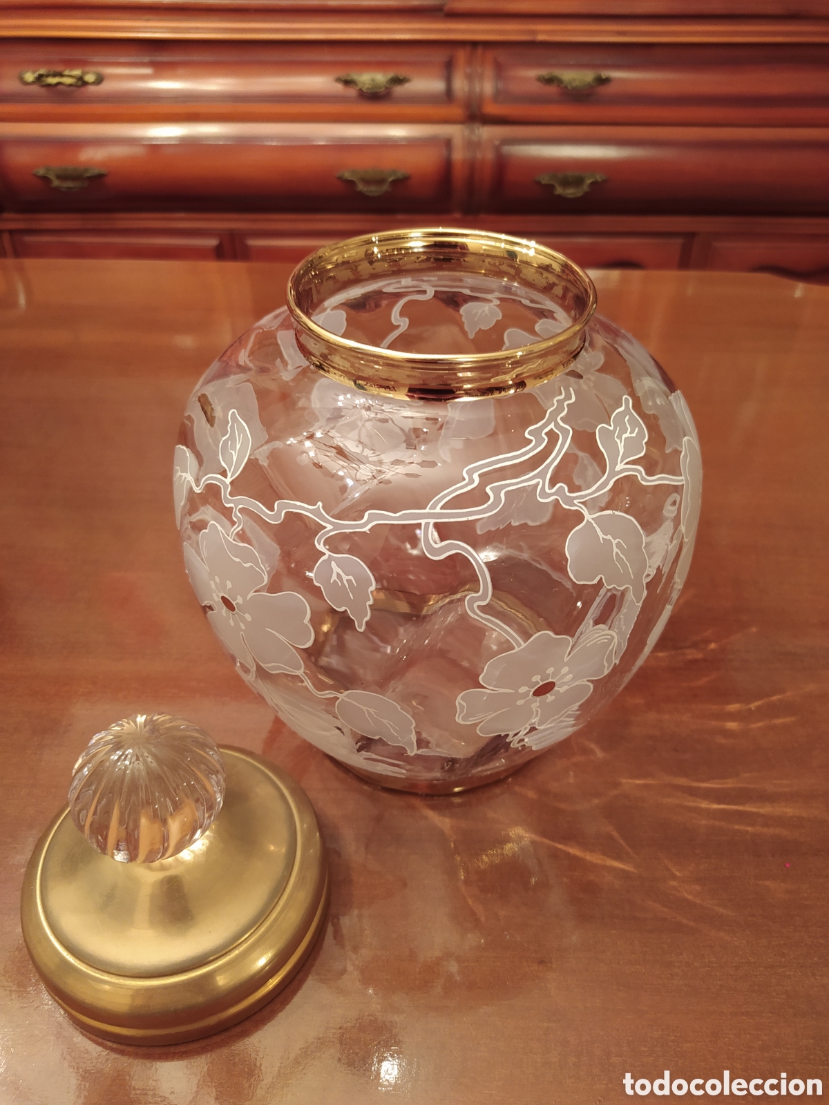 Antig&uuml;edades: Bombonera cristal - Foto 2