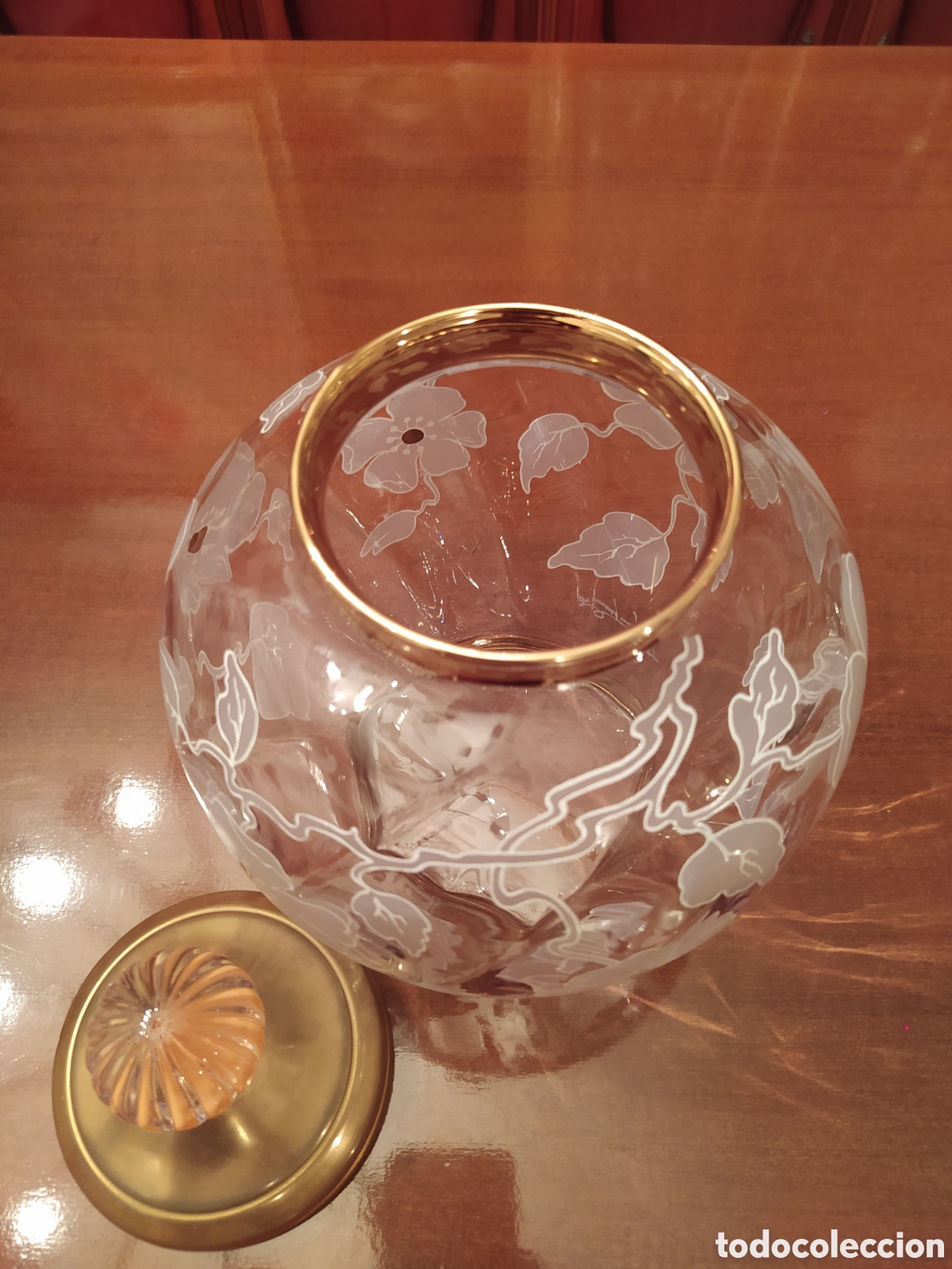 Antig&uuml;edades: Bombonera cristal - Foto 3