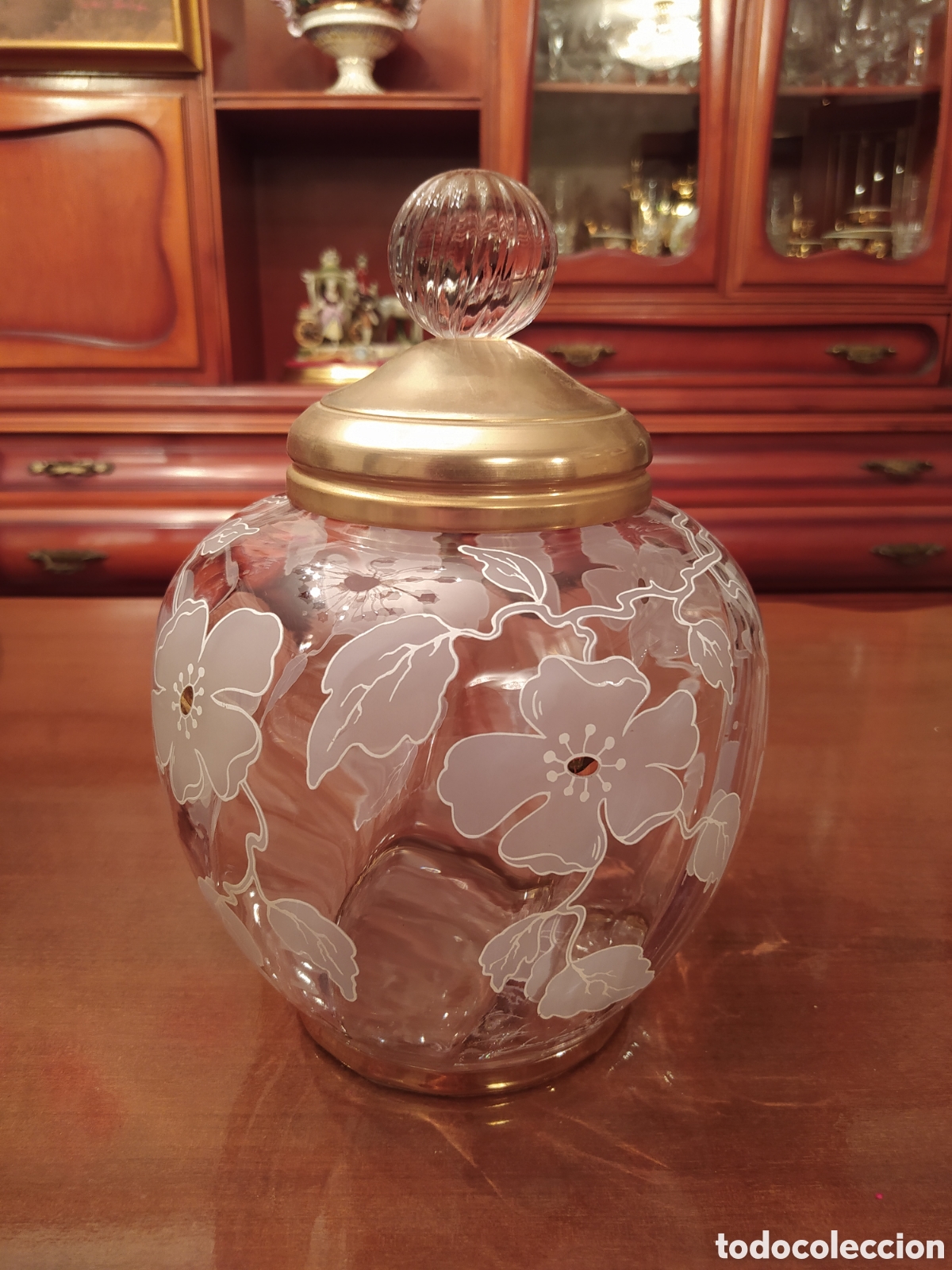 Antig&uuml;edades: Bombonera cristal - Foto 4