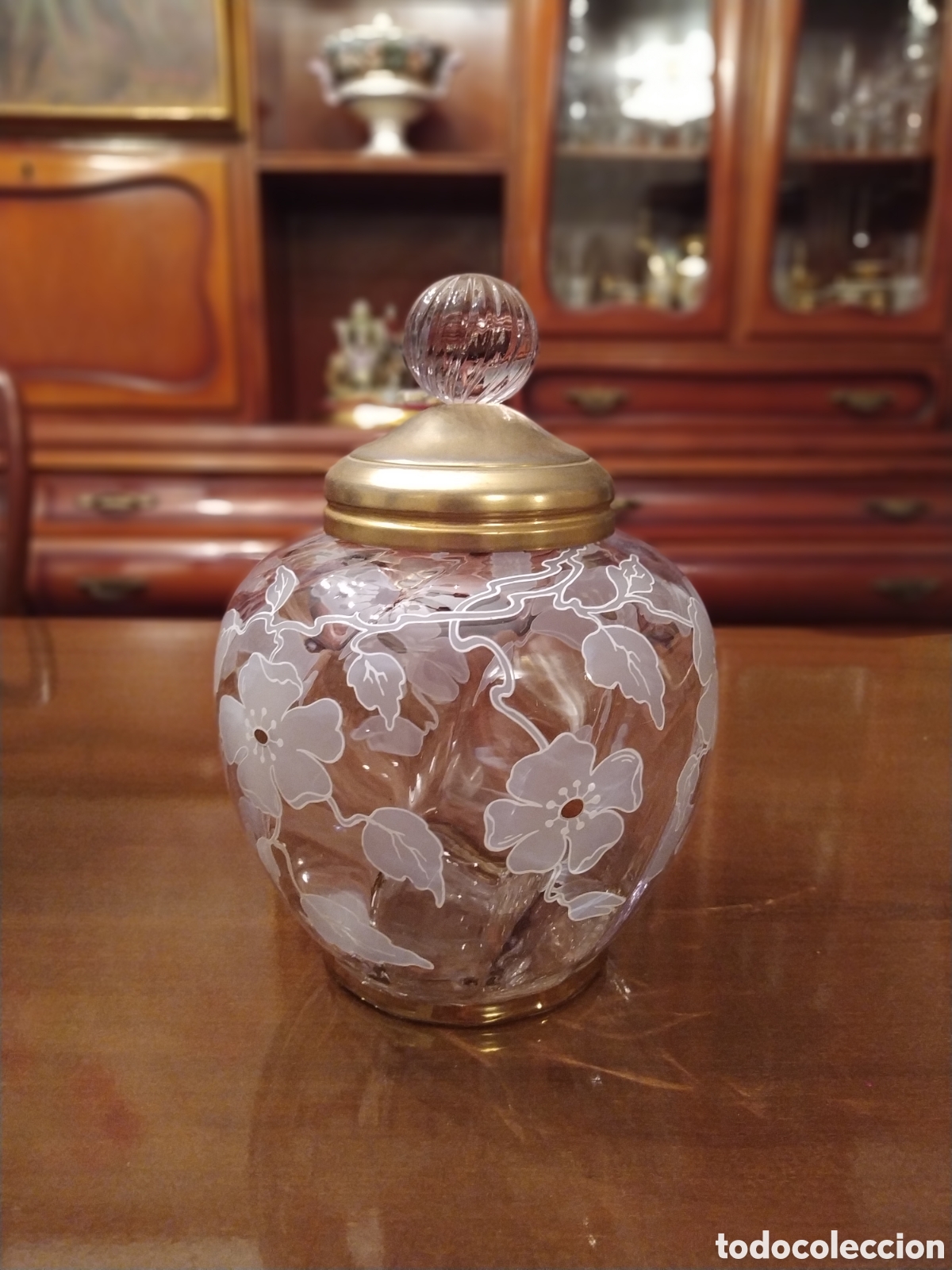 Antig&uuml;edades: Bombonera cristal - Foto 1