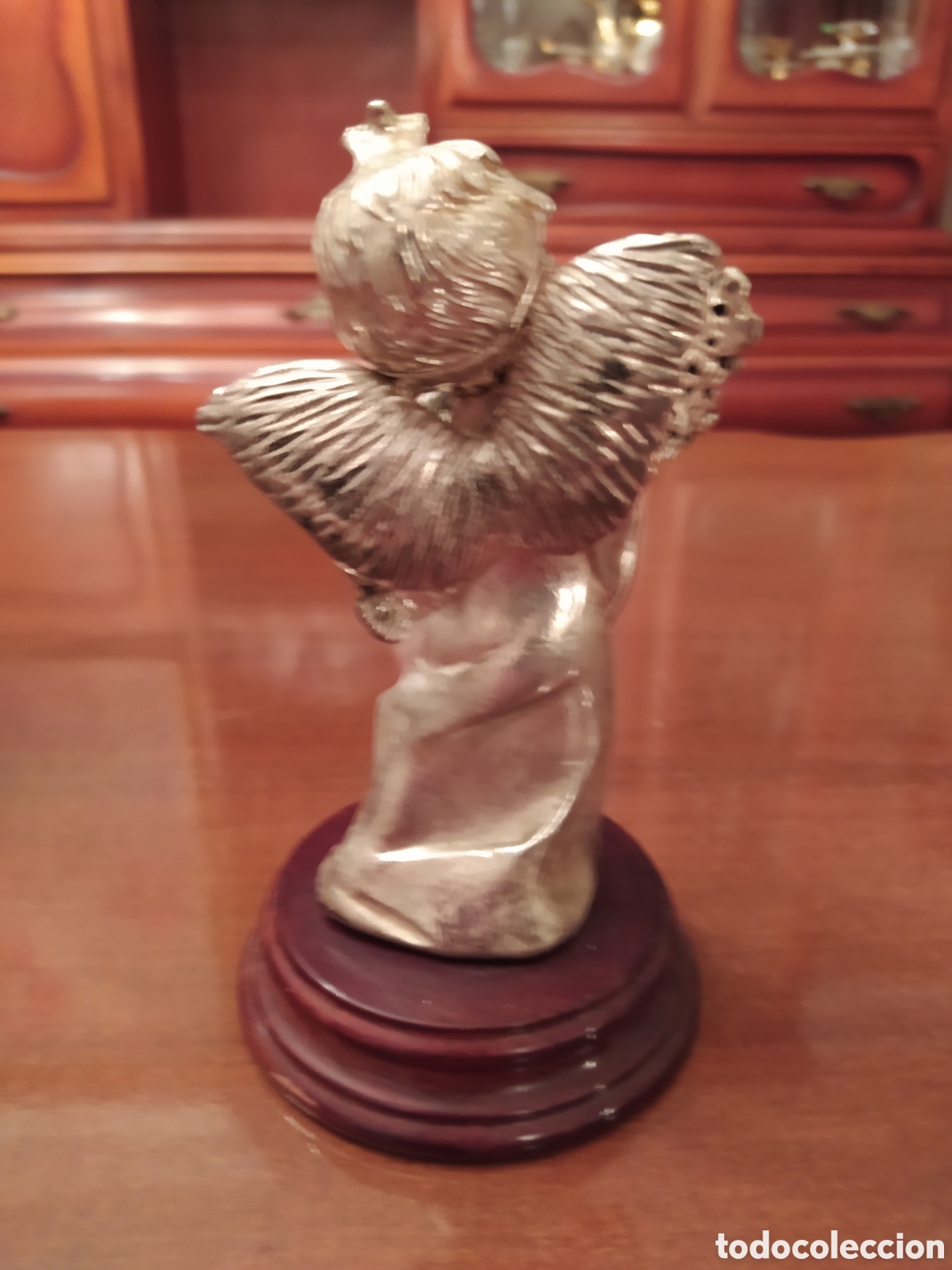 Antig&uuml;edades: Bell&iacute;simo angelito en plata - Foto 4