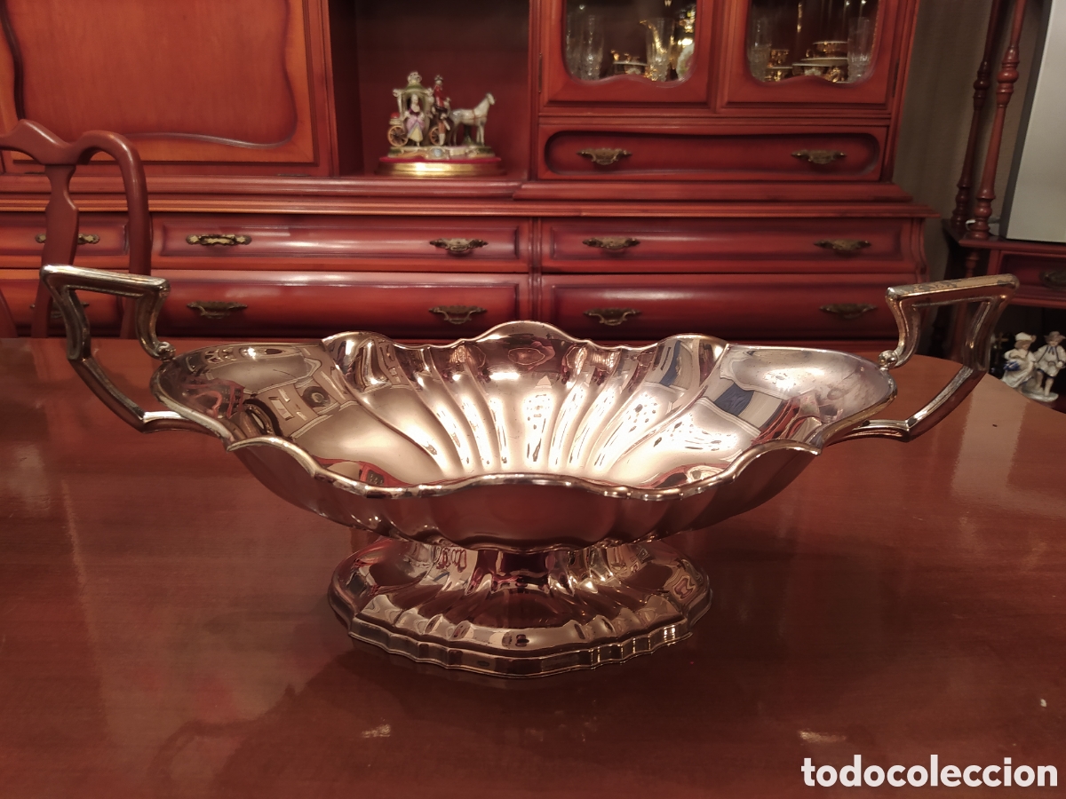 Antig&uuml;edades: espectacular fuente/centro de mesa/frutero - Foto 1