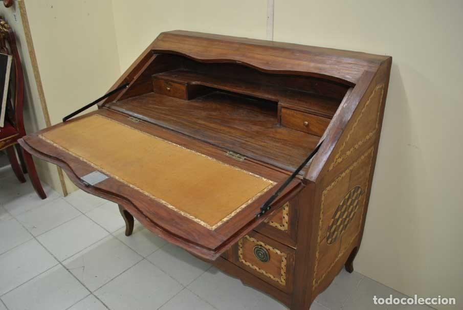 Antig&uuml;edades: C&Oacute;MODA ANTIGUA DE MADERA Y MARQUETER&Iacute;A - Foto 10