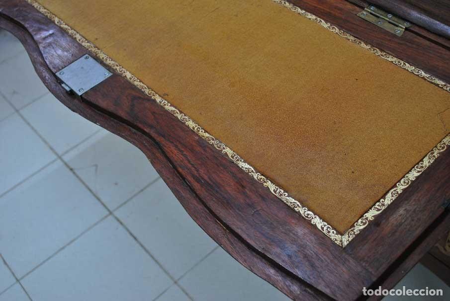 Antig&uuml;edades: C&Oacute;MODA ANTIGUA DE MADERA Y MARQUETER&Iacute;A - Foto 11