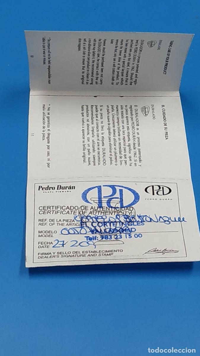 Antig&uuml;edades: Gemelos plata Pedro duran - Foto 8