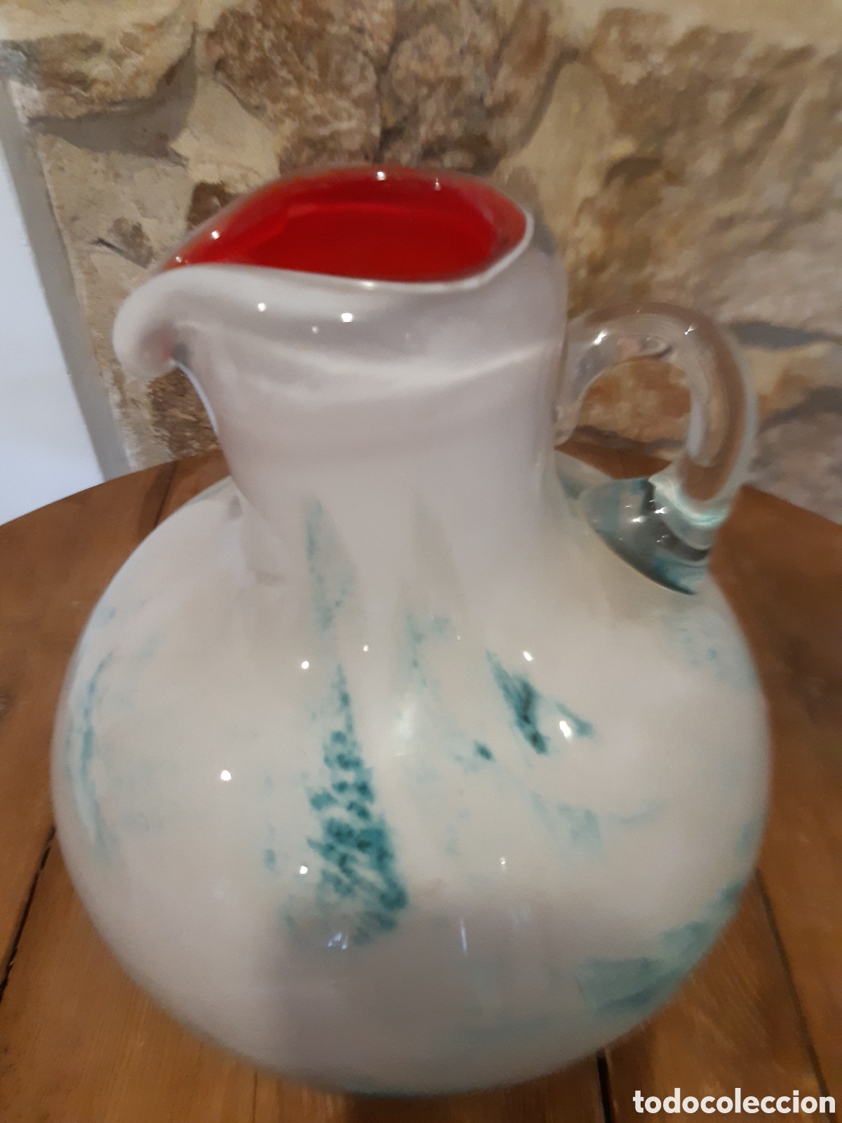 Antig&uuml;edades: JARRON CRISTAL MURANO - Foto 2