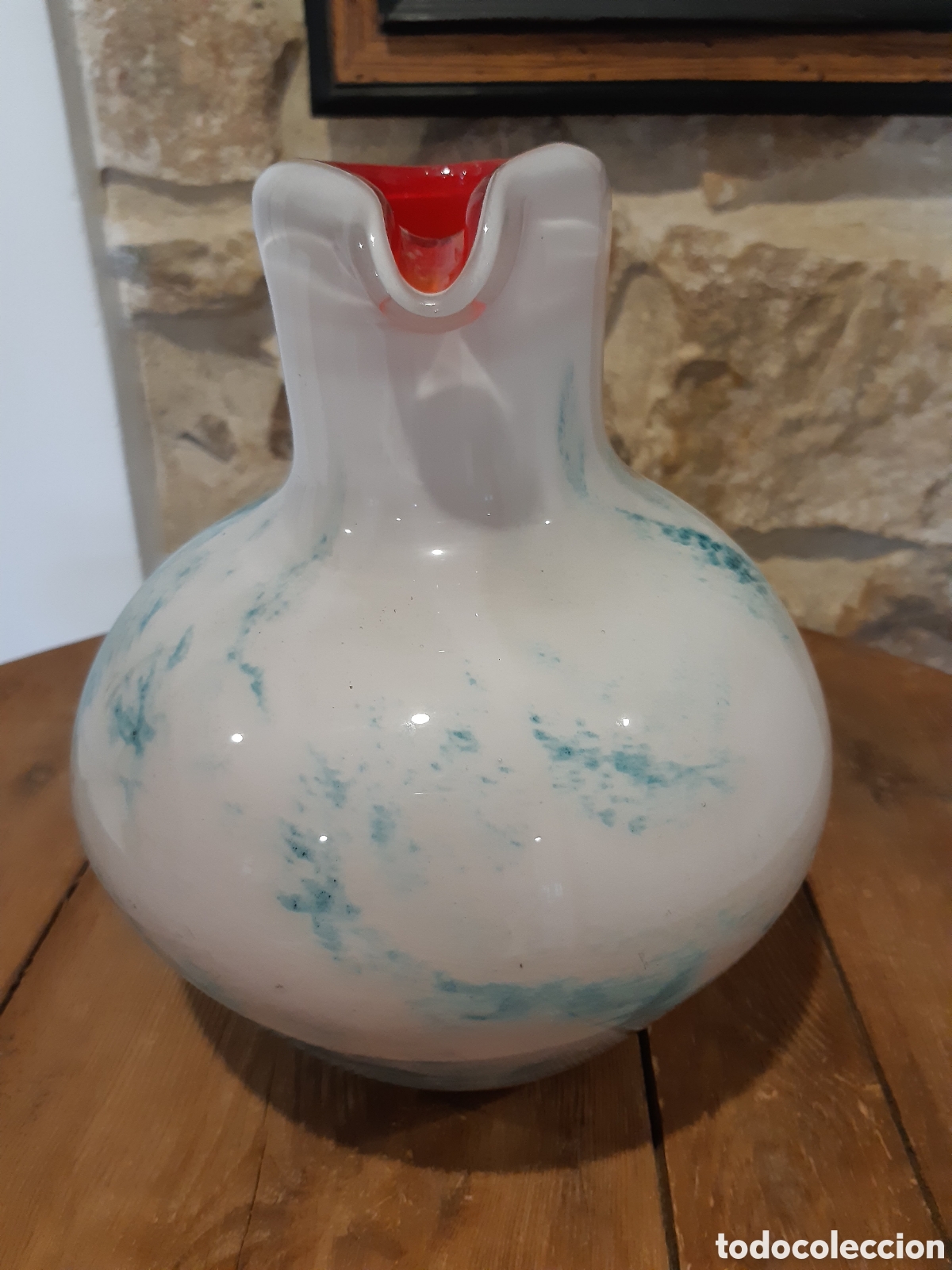 Antig&uuml;edades: JARRON CRISTAL MURANO - Foto 4