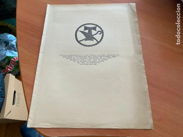 Antiquit&auml;ten: GOIGS LLAOR VERGE I PROMARTIR SANTA TECLA. EDICIO COMMEMORATIVA. PRIMERA EDICION 1957 (AB-6)