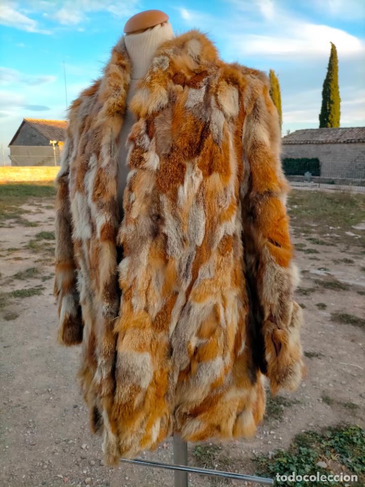 abrigo de piel antiguo pieles pelo de zorro de Compra venta en todocoleccion
