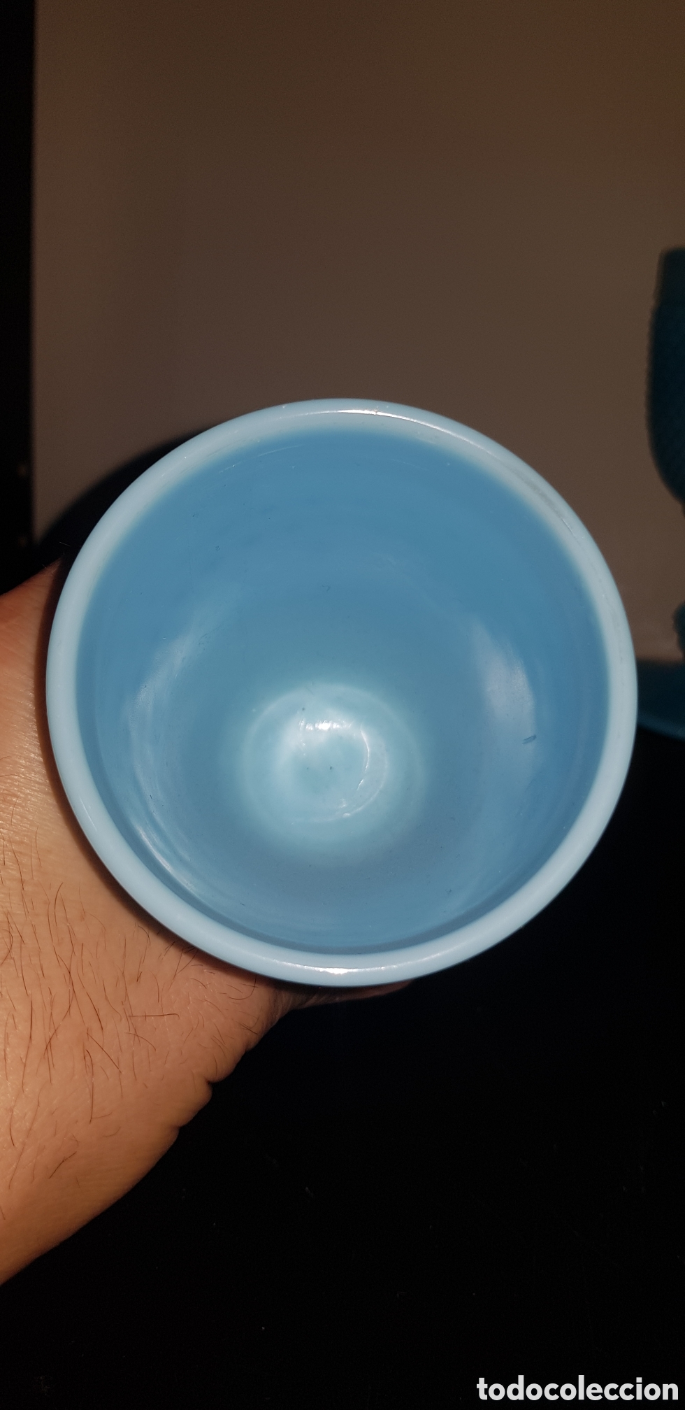 Antig&uuml;edades: Copa cristal Opalina a&ntilde;os 60 - Foto 2