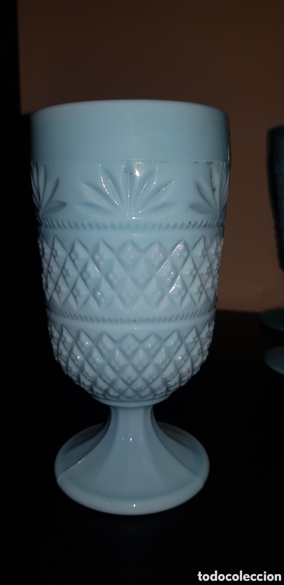 Antig&uuml;edades: Copa cristal Opalina a&ntilde;os 60 - Foto 1
