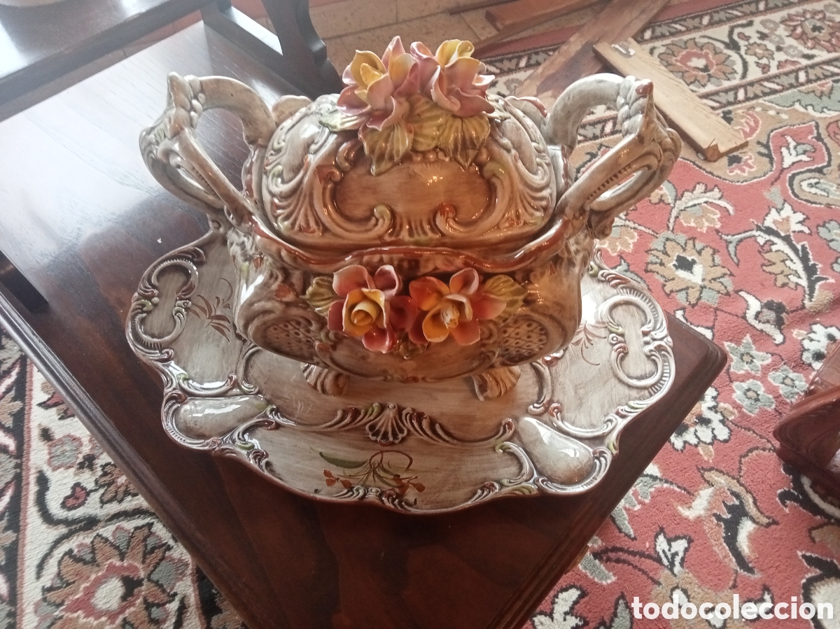 Antig&uuml;edades: CENTRO DE MESA CAPODIMONTE - Foto 1