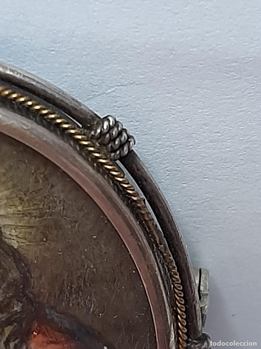 Antig&uuml;edades: Colgante/broche con miniatura - Foto 4