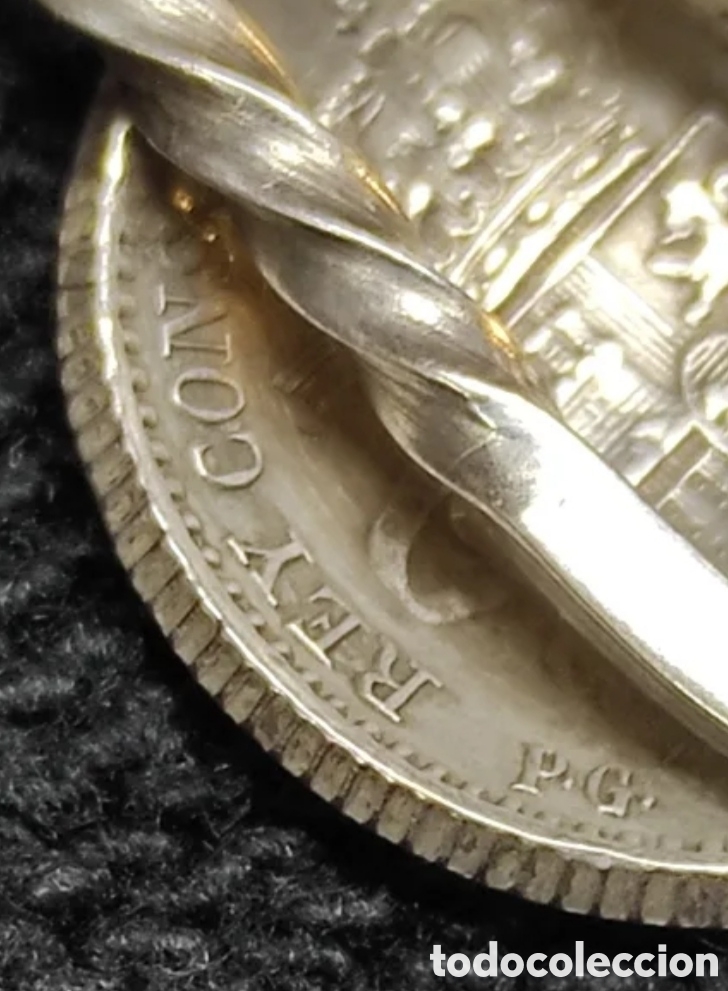 Antig&uuml;edades: CUCHARA PLATA MONEDAS ALFONSO XIII - Foto 14
