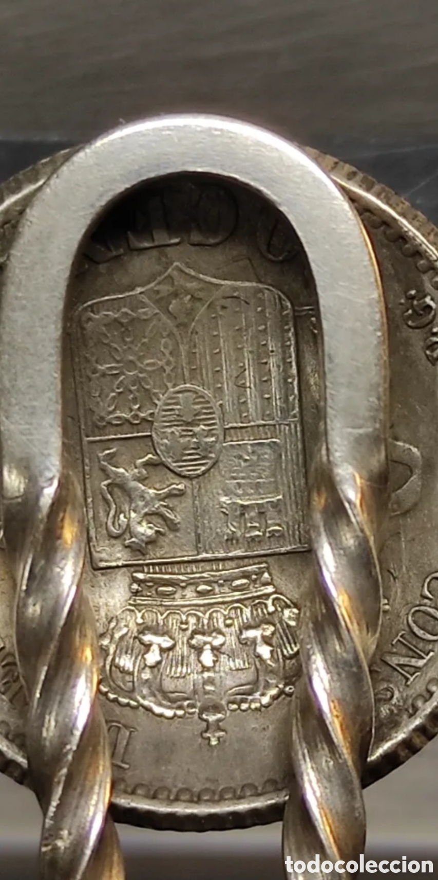 Antig&uuml;edades: CUCHARA PLATA MONEDAS ALFONSO XIII - Foto 16