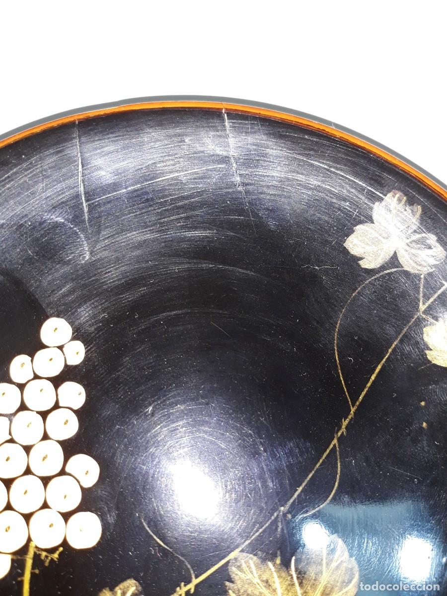 Antig&uuml;edades: Plato oriental lacado - Foto 5