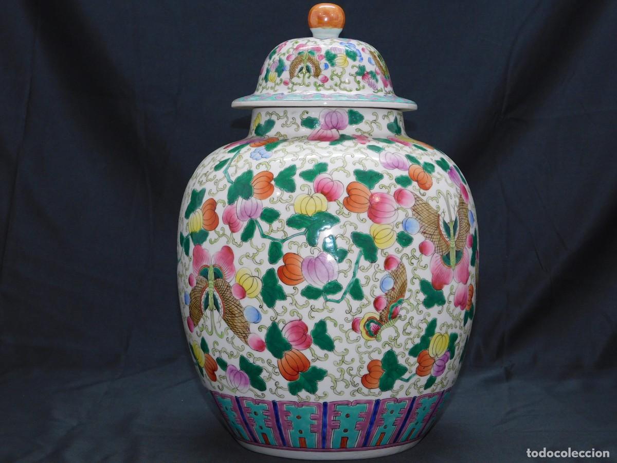 Antig&uuml;edades: Jarron Porcelana Chino - Foto 1