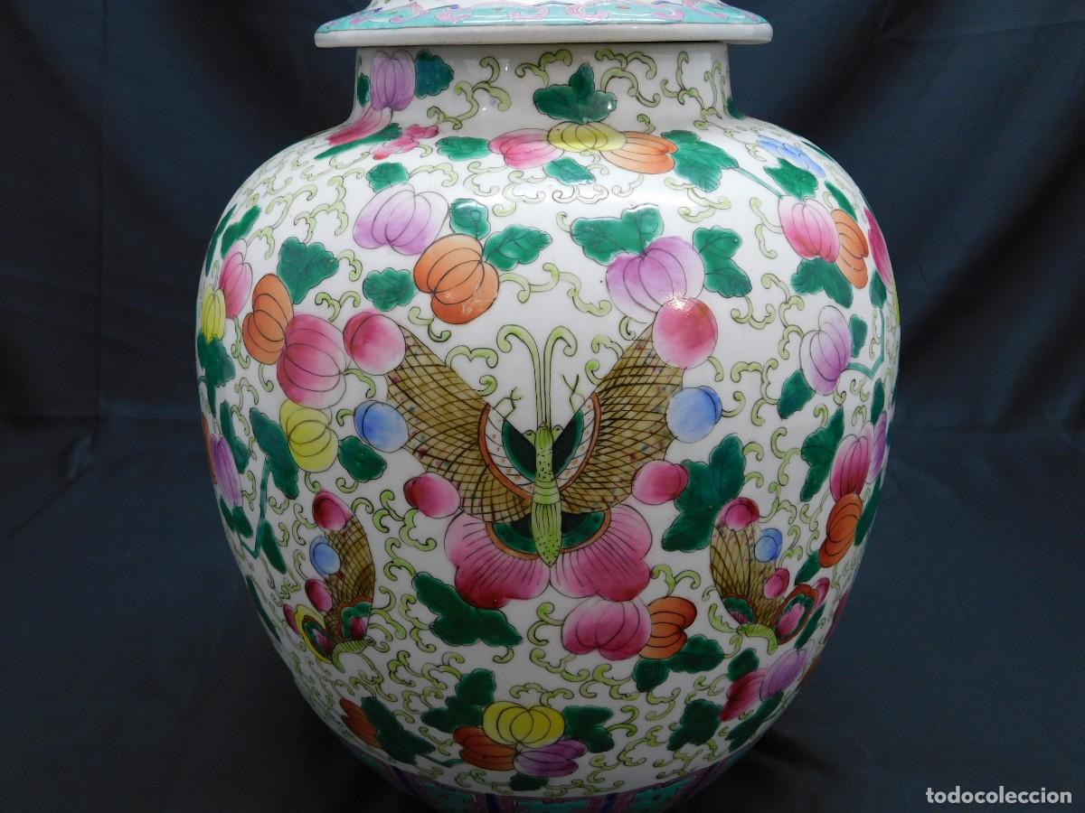 Antig&uuml;edades: Jarron Porcelana Chino - Foto 3