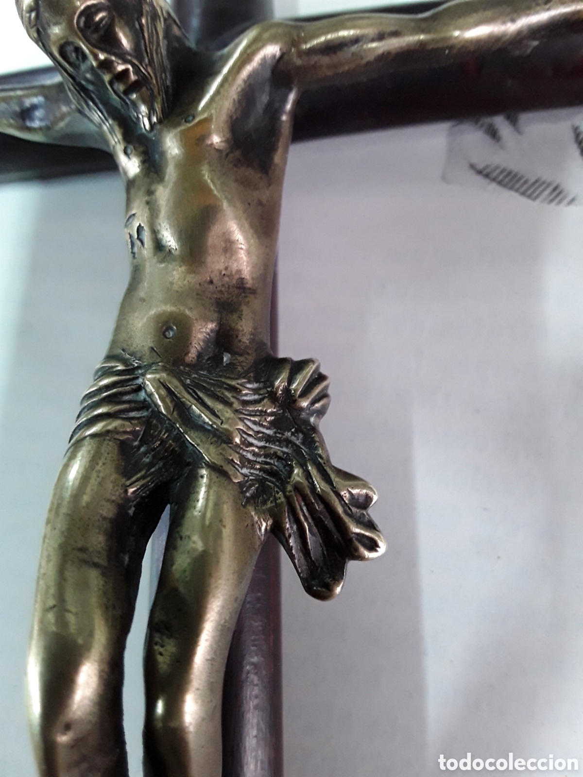 Antig&uuml;edades: Cristo de bronce - Foto 7